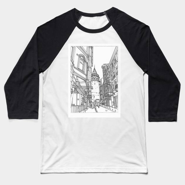 Istanbul Baseball T-Shirt by valery in the gallery